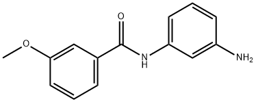 N-(3-aminophenyl)-3-methoxybenzamide 结构式