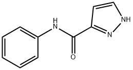 N-苯基-2H-吡唑-3-甲酰胺 结构式