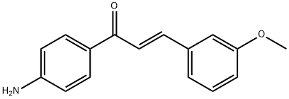 (E)-1-(4-氨基苯基)-3-(3-甲氧苯基)丙-2-烯-1-酮 结构式