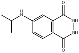 6-(异丙基氨基)-2,3-二氢酞嗪-1,4-二酮 结构式