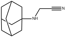 (1-金刚烷基氨基)乙腈 结构式