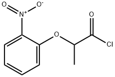 2-(2-硝基苯氧基)丙酰氯 结构式