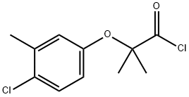 2-(4-氯-3-甲基苯氧基)-2-甲基丙醇基氯化物 结构式