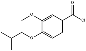 4-异丁氧基-3-甲氧基苯甲酰氯 结构式