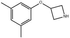 3-(3,5-二甲基苯氧基)氮杂环丁烷 结构式