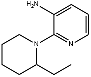 2-(2-Ethyl-1-piperidinyl)-3-pyridinamine 结构式