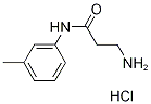 3-Amino-N-(3-methylphenyl)propanamidehydrochloride 结构式