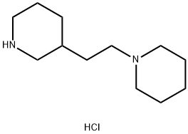 1-[2-(3-Piperidinyl)ethyl]piperidinedihydrochloride 结构式