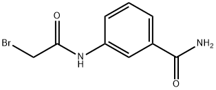 3-[(2-Bromoacetyl)amino]benzamide 结构式