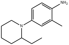 4-(2-Ethyl-1-piperidinyl)-2-methylaniline 结构式