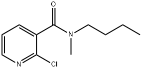 N-Butyl-2-chloro-N-methylnicotinamide 结构式