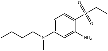 N1-Butyl-4-(ethylsulfonyl)-N1-methyl-1,3-benzenediamine 结构式