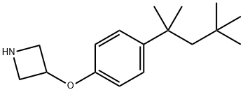 3-[4-(1,1,3,3-Tetramethylbutyl)phenoxy]azetidine 结构式