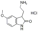 3-(2-氨基乙基)-5-甲氧基-羟吲哚盐酸盐 结构式