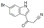 6-Bromo-3-cyanoacetylindol 结构式
