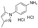 4-(3,5-Dimethyl-pyrazol-1-yl)-phenylaminedihydrochloride 结构式