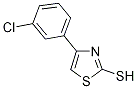 2-thiazolethiol, 4-(3-chlorophenyl)- 结构式