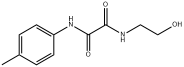 N'-(2-羟基乙基)-N-(4-甲基苯基)乙烷二酰胺 结构式