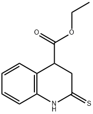 Ethyl 2-thioxo-1,2,3,4-tetrahydroquinoline-4-carboxylate 结构式