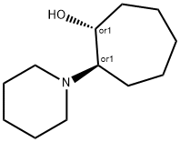 trans-2-Piperidin-1-ylcycloheptanol 结构式