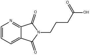 4-(5,7-二氧代吡咯并[3,4-B]吡啶-6-基)丁酸 结构式