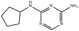 N-环戊基-1,3,5-三嗪-2,4-二胺 结构式