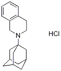 2-(1-金刚烷基)-1,2,3,4-四氢异盐酸喹啉 结构式