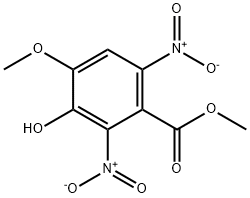 Methyl 3-hydroxy-4-methoxy-2,6-dinitrobenzoate 结构式