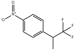 1-Nitro-4-(2,2,2-trifluoro-1-methyl-ethyl)benzene 结构式