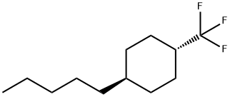 trans-1-n-Pentyl-4-(trifluoromethyl)cyclohexane 结构式