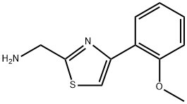{[4-(2-甲氧苯基)-1,3-噻唑-2-基]甲基}胺二盐酸盐甲醇 结构式