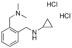 N-{2-[(二甲基氨基)甲基]苄基}环丙胺二盐酸盐 结构式