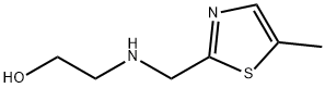 2-{[(5-甲基-1,3-噻唑-2-基)甲基]氨基}乙醇二盐酸盐 结构式