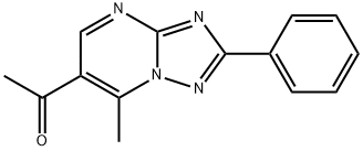 1-(7-甲基-2-苯基[1,2,4]三唑并[1,5-A]嘧啶-6-基)乙酮 结构式