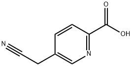 5-(Cyanomethyl)-2-pyridinecarboxylic acid 结构式