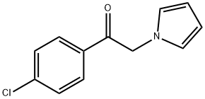 1-(4-氯苯基)-2-(1H-吡咯-1-基)乙酮 结构式