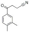 4-(3,4-二甲基苯基)-4-氧代丁腈 结构式