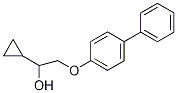 2-(联苯-4-氧基)-环丙基甲基甲醇 结构式