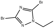 3,5-Dibromo-1-ethyl-1H-1,2,4-triazole 结构式