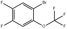 1-溴-4,5-二氟-2-(三氟甲氧基)苯 结构式