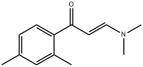 (E)-3-(二甲氨基)-1-(2,4-二甲基苯基)丙-2-烯-1-酮 结构式