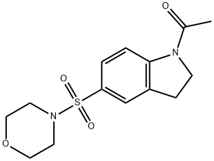 1-Acetyl-5-(morpholin-4-ylsulfonyl)indoline 结构式