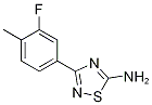 5-Amino-3-(3-fluoro-4-methylphenyl)-1,2,4-thiadiazole 结构式