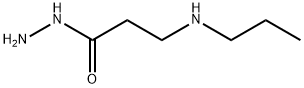 3-(PROPYLAMINO)PROPANOHYDRAZIDE 结构式