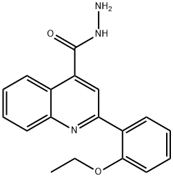 2-(2-乙氧苯基)-4-喹啉卡巴肼 结构式