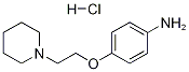 4-[2-(1-PIPERIDINYL)ETHOXY]ANILINE HYDROCHLORIDE 结构式