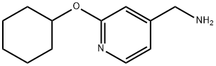 2-(环己氧基)吡啶-4-基]甲胺 结构式