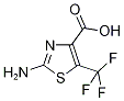 2-amino-5-(trifluoromethyl)-1,3-thiazole-4-carboxylic acid 结构式