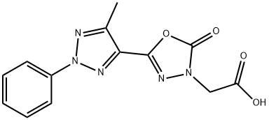 [5-(5-methyl-2-phenyl-2h-1,2,3-triazol-4-yl)-2-oxo-1,3,4-oxadiazol-3(2h)-yl]acetic acid 结构式