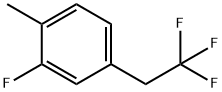 2-FLUORO-1-METHYL-4-(2,2,2-TRIFLUOROETHYL)BENZENE 结构式